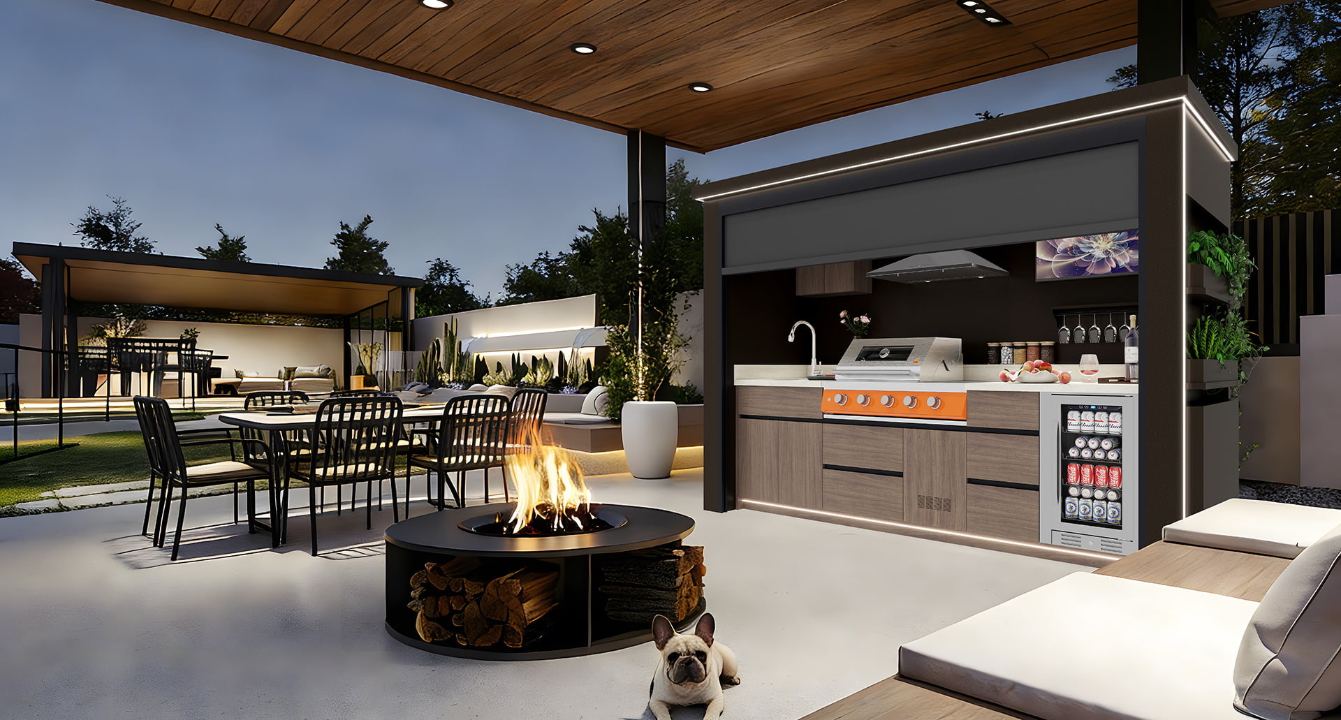 Roller BBQ Pod
